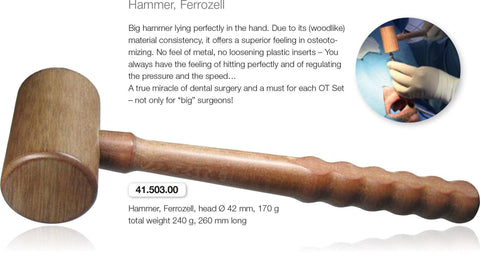 Ferrozell Hammer 260mm (41.503.00) Hammer - Blue & Green Inc.