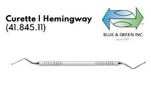Hemingway Sharp Spoon, Raspatory 16.5cm (41.845.11, 41.845.22, 41.845.33)  - Blue & Green Inc.