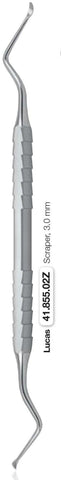 Double-Ended Surgical Curette, serrated tip (41.855.02ZS)Blue & Green Inc.