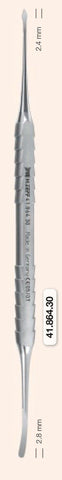 Combination Spiculum Raspatory & Periosteal Elevator 17.5cm (41.864.30)  - Blue & Green Inc.