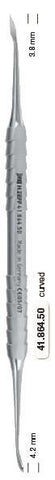 Spiculum Raspatory & Round Periosteal Elevator 17.5 cm (41.864.50) Periosteal Elevator - Blue & Green Inc.
