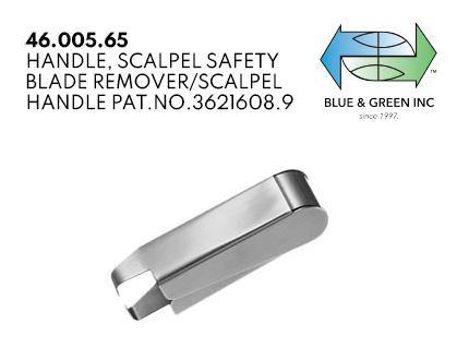 Safety Blade Remover (46.005.65) Blade Holder - Blue & Green Inc.