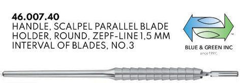 Parallel Blade Holder (46.007.40) Blade Holder - Blue & Green Inc.