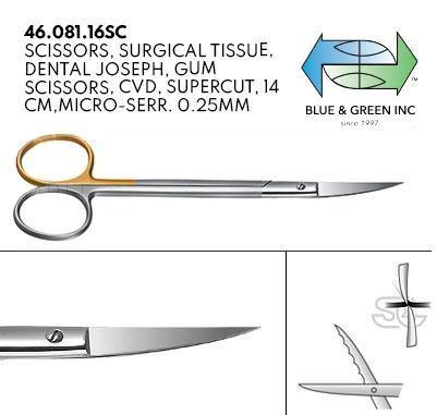 Joseph Scissors, Super cut, 14cm, Micro-serrated, 0.25mm 46.081.16SCHelmut Zepf
