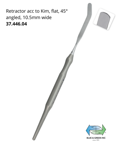 Kim Retractor, flat, 45°, 10.5mm wideHelmut Zepf