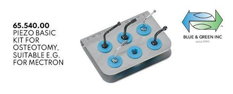 Piezo Basic Kit for Osteotomy (65.540.00) kit - Blue & Green Inc.