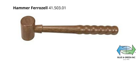Hammer, Ferrozell 35mm head, 250mm long (41.503.01)Helmut Zepf