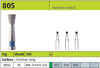 805 (010) - Diamond Bur, Inverted Cone, Preparation (Pkg of 5) Diamond Bur - Blue & Green Inc.