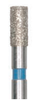 835 (107) - Diamond Bur, Cylindrical, Shoulder Preparation (Pkg of 5) Diamond Bur - Blue & Green Inc.