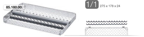 Low Profile Hygiene Washtray, 178 x 135 x 24 (85.180.00) Cassette - Blue & Green Inc.