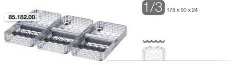 Low Profile Hygiene Washtray, 178 x 90 x 24 (85.182.00) Cassette - Blue & Green Inc.