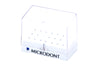 Plastic Bur Blocks - 21 Holes HP (10.060.004) - Blue & Green Inc.