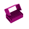 HP Aluminum Bur Blocks - 15 Holes (40.110.007) - Blue & Green Inc.