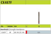 CX487F - Carbide Laboratory Bur Carbide Lab Bur - Blue & Green Inc.