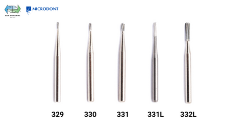 Carbide Bur FG - Pear - Blue & Green Inc.