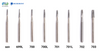 Carbide Bur FG - Taper Flat End X-Cut Fissure - Blue & Green Inc.