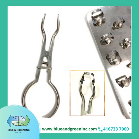 Rubber Dam Forceps (Z300-B46) Rubber Dam Forceps - Blue & Green Inc.