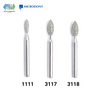 Diamond Bur FG - Flame - Blue & Green Inc.