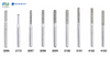 Diamond Bur FG - Flat End Cylinder - Blue & Green Inc.