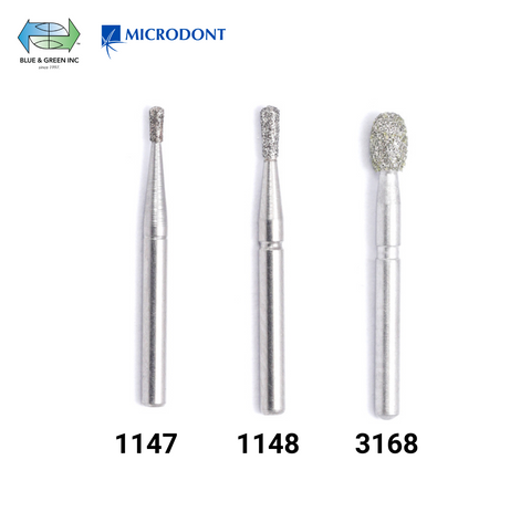 Diamond Bur FG - Pear - Blue & Green Inc.