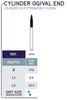 Diamond Bur FG - Cylinder Ogival End (4114) - Blue & Green Inc.