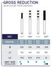 Diamond Bur FG - Gross Reduction - Blue & Green Inc.