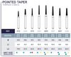 Diamond Bur FG - Pointed Taper - Blue & Green Inc.