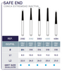 Diamond Bur FG - Safe End - Blue & Green Inc.
