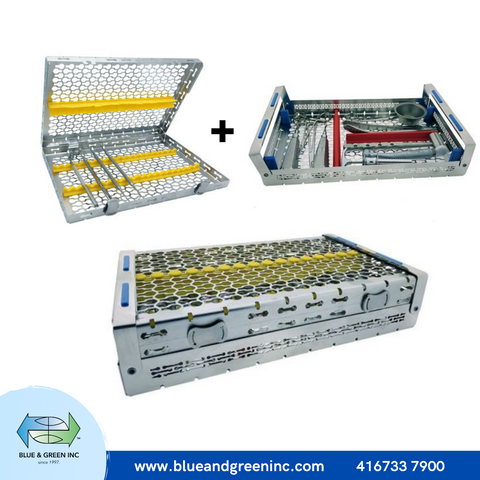 Kit Galaxy Double Basket (182049 and 182020) Cassette - Blue & Green Inc.