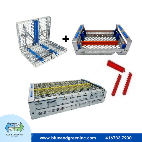 Kit Galaxy Double Basket (182046 + 182010) Cassette - Blue & Green Inc.