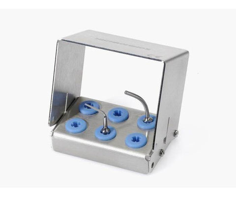 Multi Clip Holders 6 HOLES (205022) Bur Holder - Blue & Green Inc.