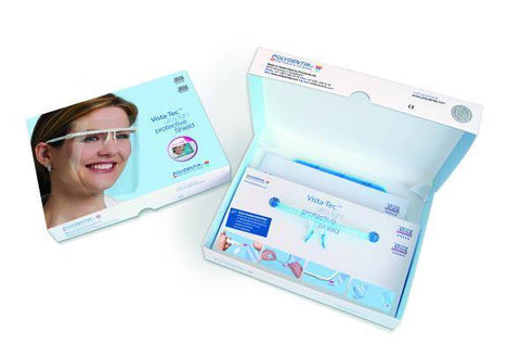 Face shield Vista-Tec Ultra Light - 1 frame, 10 shields (5624/W) Eye shield - Blue & Green Inc.