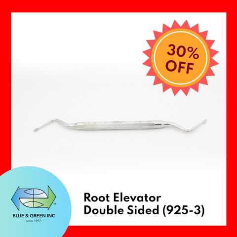 Root Elevator Double Sided (925-3) Elevator - Blue & Green Inc.