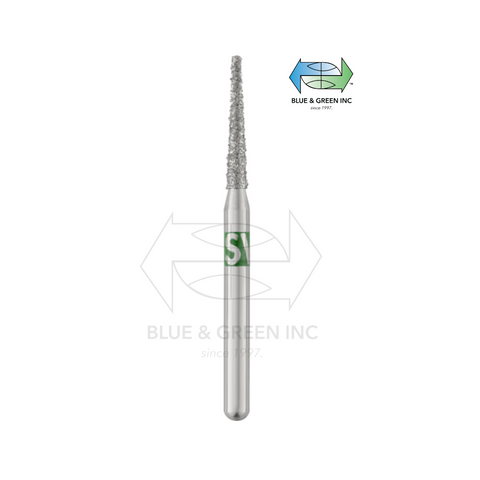 Piranha Diamond Bur STERILE 25 Pack (858-014C) - Blue & Green Inc.