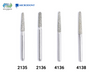 Sterilized Diamond Bur FG Safe Drill (Single Use) - Cone Round End (Pkg of 25) - Blue & Green Inc.