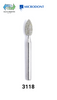 Sterilized Diamond Bur FG Safe Drill (Single Use) - Flame (Pkg of 25) (3118) - Blue & Green Inc.