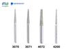 Sterilized Diamond Bur FG Safe Drill (Single Use) - Flat End Taper (Pkg of 25) - Blue & Green Inc.