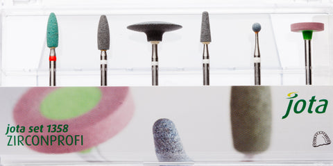 Zircon Profi Kit (1358) HP Laboratory Kit Lab & Dental Bur Kit - Blue & Green Inc.