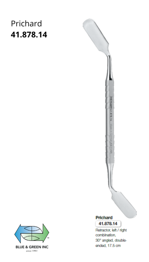 thumbnail image 2 of Medspo Prichard PR3 Dental Periosteal Elevator | Stainless Steel | Oral Surgery Instrument 2 of 6