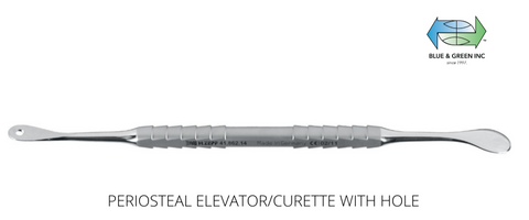 Curette Raspatory combination, with hole (41.862.14)Helmut Zepf