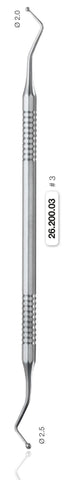 Ball Shaped Plugger, Double Ended (26.200.03) 2.5mm and 2.0mmHelmut Zepf