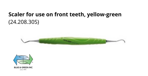 Sickle Scaler for use on front teeth (24.208.30S)Helmut Zepf