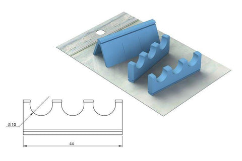 Silicone refill for: Ergo-Clip or Flexi-Clip Cassette - Blue & Green Inc.