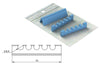 Silicone refill for: Ergo-Clip or Flexi-Clip Cassette - Blue & Green Inc.