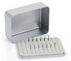 Maxi Bur Blocks 25, 50, 100, or 200 holes (190260, 190270, 190240, 190265) Bur Holder - Blue & Green Inc.