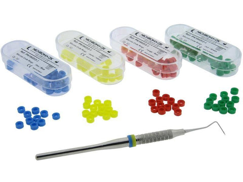 Silicone Color Coded Rings (190202) Silicone Color Coded Rings - Blue & Green Inc.
