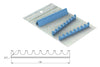 Silicone refill for: Ergo-Clip or Flexi-Clip Cassette - Blue & Green Inc.