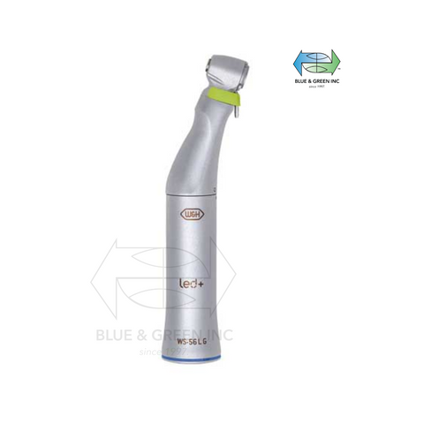 WS-56 L G Surgical contra-angle handpiece with push-button, mini LED+ and generatorBlue &amp; Green Inc.