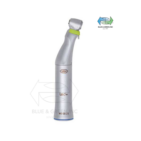 WS-56 L G Surgical contra-angle handpiece with push-button, mini LED+ and generatorBlue & Green Inc.