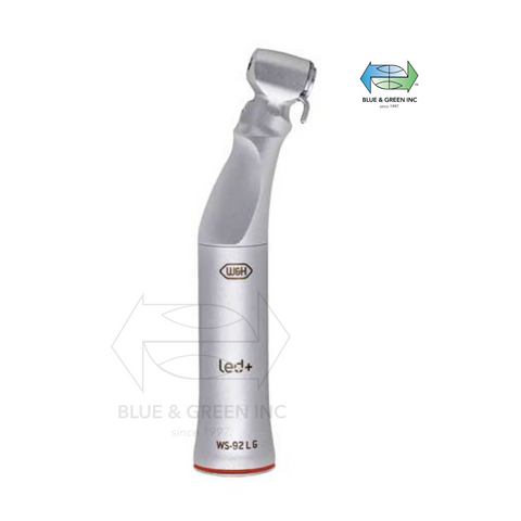 WS-92 L G Surgical contra-angle handpiece with push-button, mini LED+ and generatorBlue & Green Inc.